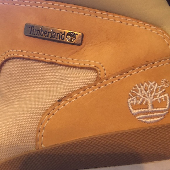 Timberland Womens Leather Fashion Wedge Boots Shoes Wheat Nubuck Size 7M - Picture 11 of 11